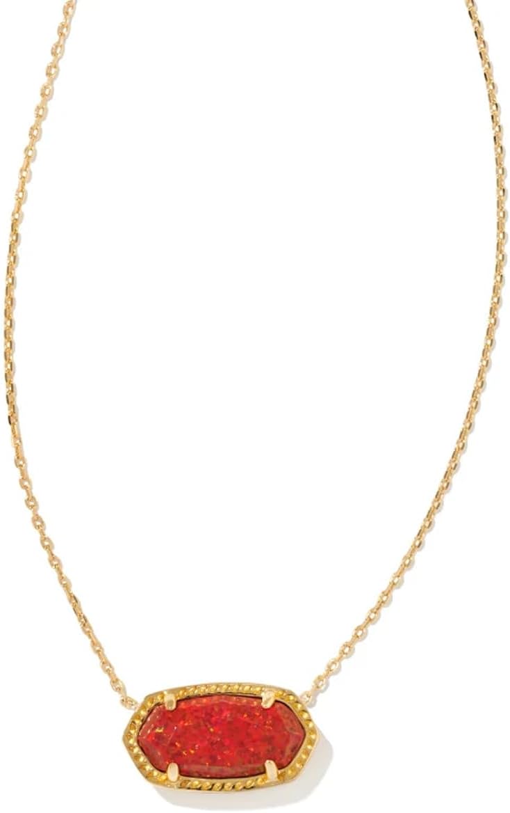 Manufacturer Kendra Scott Elisa Pendant Necklace for Women, Fashion Jewelry, 14k Gold-Plated Necklace