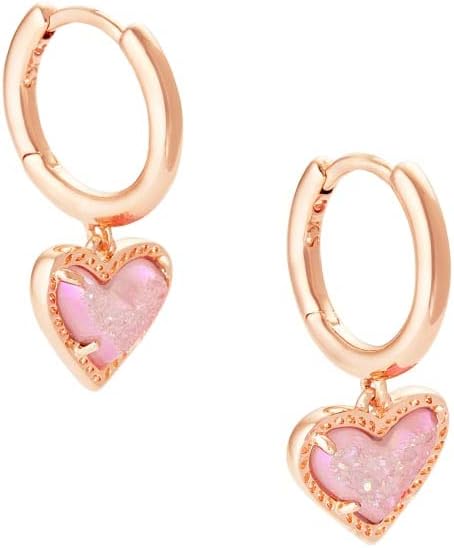 Manufacturer Kendra Scott Ari Heart Huggie Earrings for Women, Fashion Jewelry earring