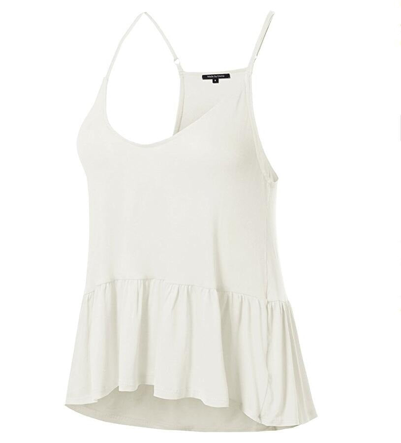 Europe and the United States new tops hot-selling suspender skirt solid color T-shirt large size women's summer