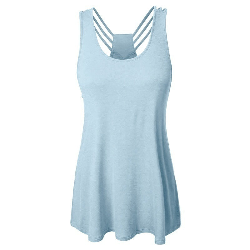New foreign trade large size women's clothing hot sale solid color hollow dress