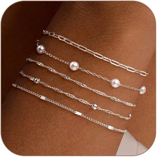 Manufacturer Gold Bracelets for Women, 14K Dainty Gold Plated Stackable Bracelets for Women Trendy Waterproof CZ Tennis Bracelet Set Tiny Heart Paperclip Box Chain Adjustable Bracelets Minimalist Cute Jewelry bracelets