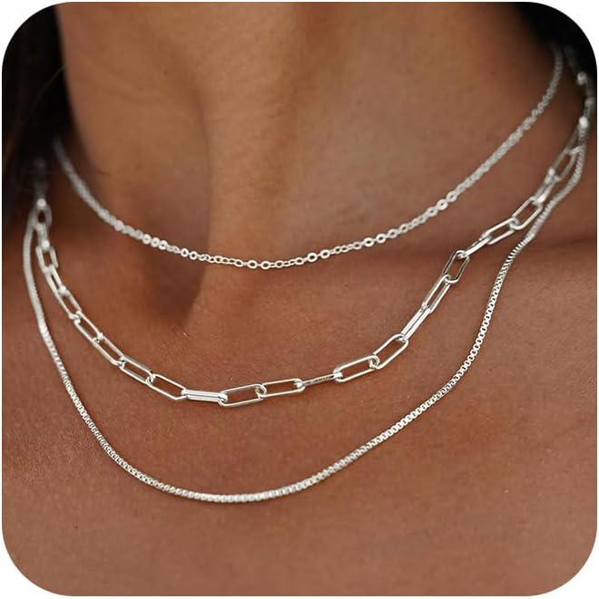 Manufacturer Freekiss Herringbone Necklace for Women,Dainty Gold Necklace,14k Gold Plated Snake,Gold Chain Choker Necklaces,Simple Gold Layered Necklaces,Gold Jewelry Gift for Women Necklace