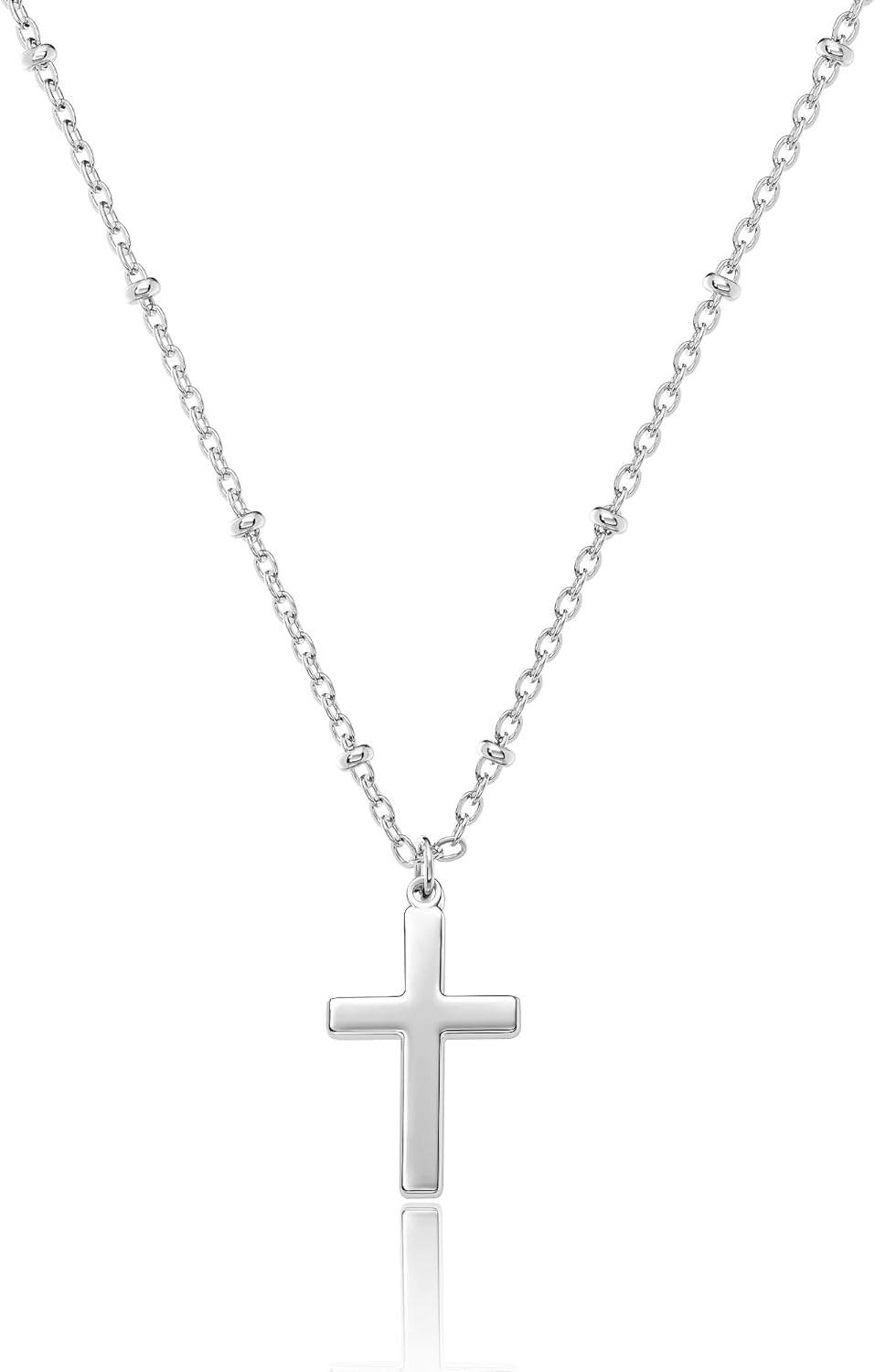 Manufacturer Moodear Cross Necklace for Women - Dainty 925 Sterling Silver/Gold Plated Layered Cross Pendant Simple Small Necklaces for Women Trendy Jewelry Gifts Necklace