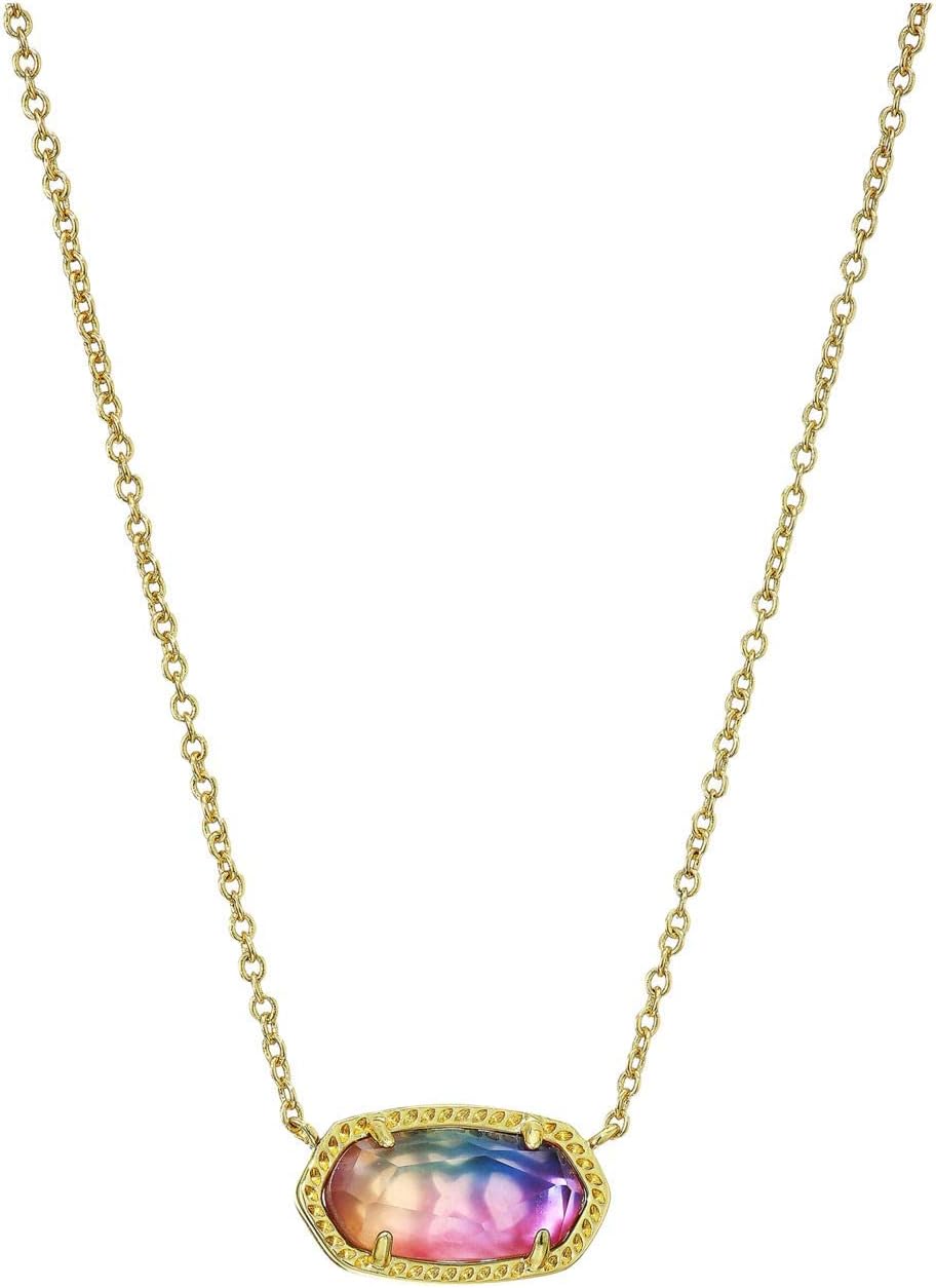 Manufacturer Kendra Scott Elisa Pendant Necklace for Women, Fashion Jewelry, 14k Gold-Plated Necklace