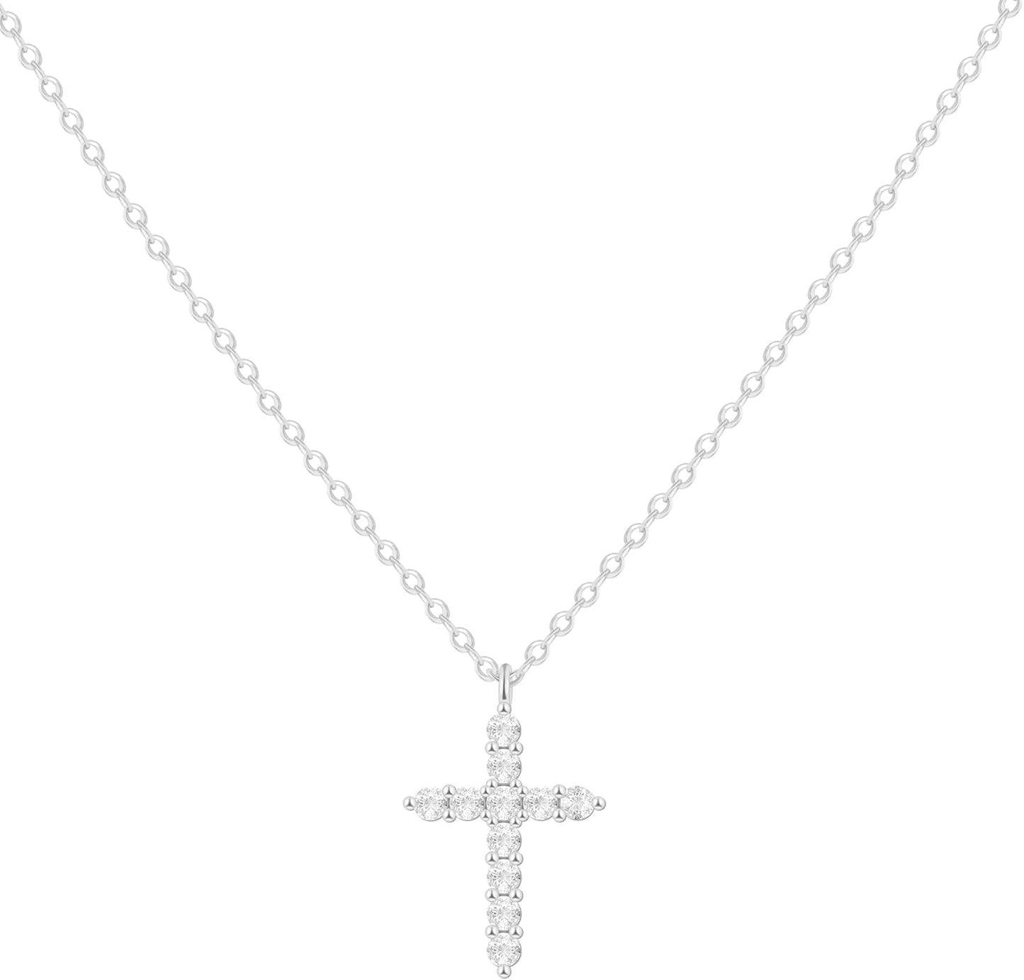 Manufacturer Layered Cross Necklace for Women,14K Gold Plated/Sterling Silver Plated Choker Necklaces for Women Stack Simple Cross Pendant Necklaces Jewelry for Women Trendy necklace