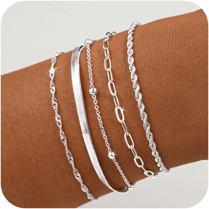 Manufacturer BERISO Gold Bracelets for Women, Elegant Adjustable 14K Gold Plated Bracelet for Women, Trendy Minimalist Dainty Gold Bracelet for Everyday Wear bracelets