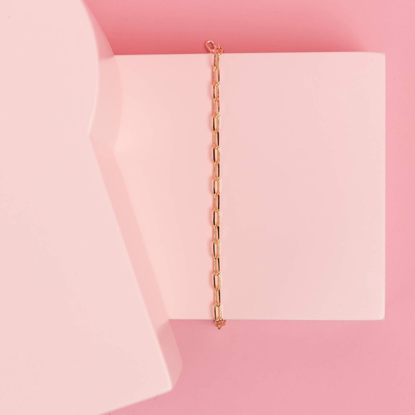 Manufacturer PAVOI 14K Gold Plated Paperclip/Curb/Figaro Chain Adjustable Bracelet for Women bracelets