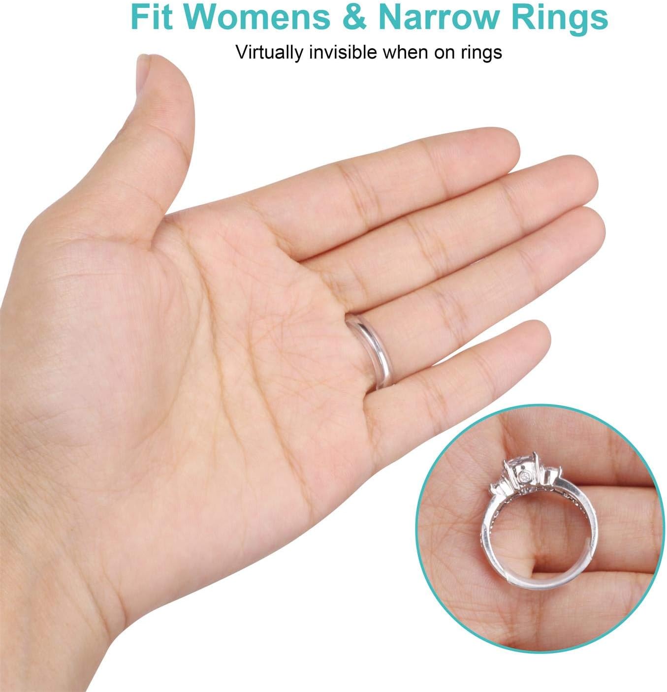 Manufacturer Invisible Ring Size Adjuster for Loose Rings Ring Adjuster Fit Any Rings, Assorted Sizes of Ring Sizer rings