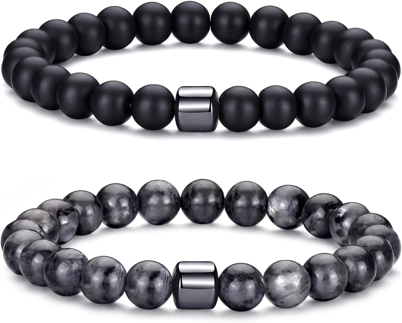 Manufacturer RANKEEF Tiger Eye Bracelet For Men 8MM Natural Stone Stretch Adjustable Black Crystal Beaded Bracelet for Men Women Gifts bracelets