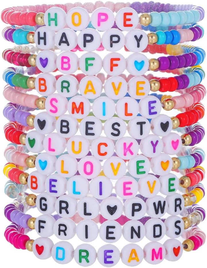 Manufacturer Friendship Bracelets Boho Stackable Bracelets for Women Surfer Heishi Clay Bead Bracelets Stretch Preppy Bracelets Colorful Boho Bracelets for Women bracelets