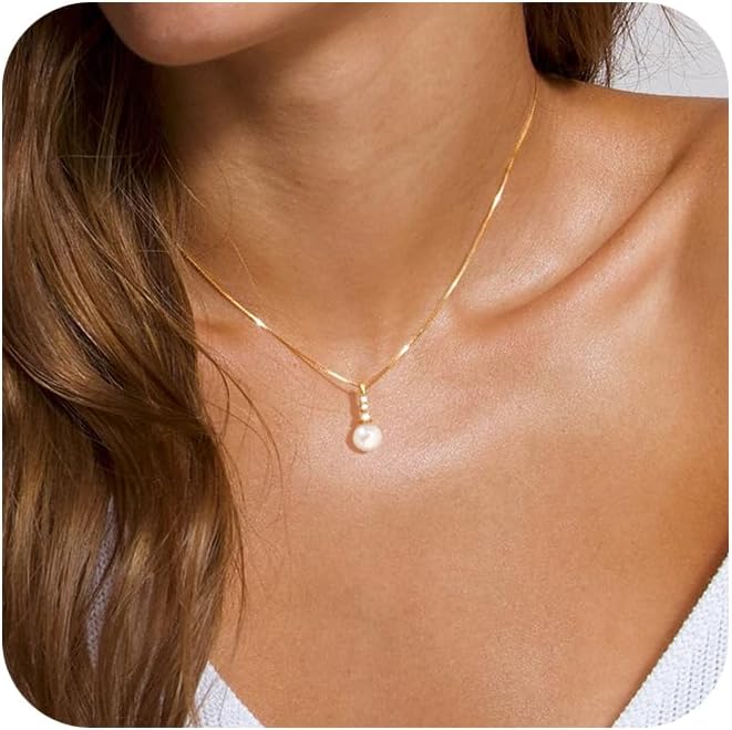 Manufacturer Freekiss Gold Pendant Necklace for Women, Dainty Diamond Necklaces for Women Simple 14K Gold Plated Paperclip Choker Necklaces Cute Minimalist Open Oval Necklaces Gold Jewelry for Women Gifts Necklace