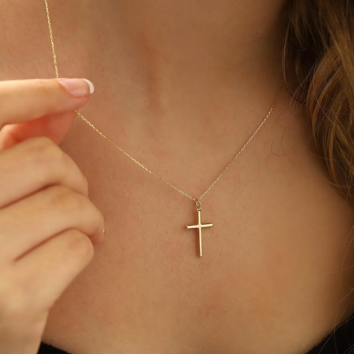 Manufacturer MONOZO Cross Necklace for Women,14K Gold Plated Cross Necklace Layered Gold Cross Necklace Tiny Sideway Cross Choker Necklace Gold Cross Necklaces for Women Trendy Gold Jewelry Gifts for Women Trendy necklace