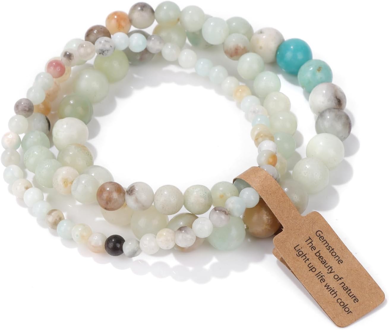 Manufacturer 3 PCS Healing Crystal Bracelets for Women 8mm Natural Stone Beaded Stretch Bracelet Amethyst Jewelry Gifts bracelets