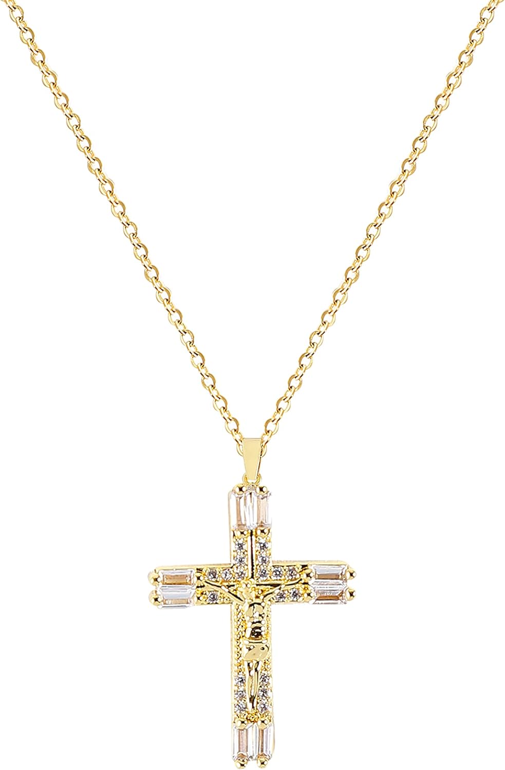 Manufacturer Cross Pendant Necklace for Women Jewelry Gold Cross Necklaces for Women Cross Necklace Minimalist Trendy Jewelry Valentines Day necklace