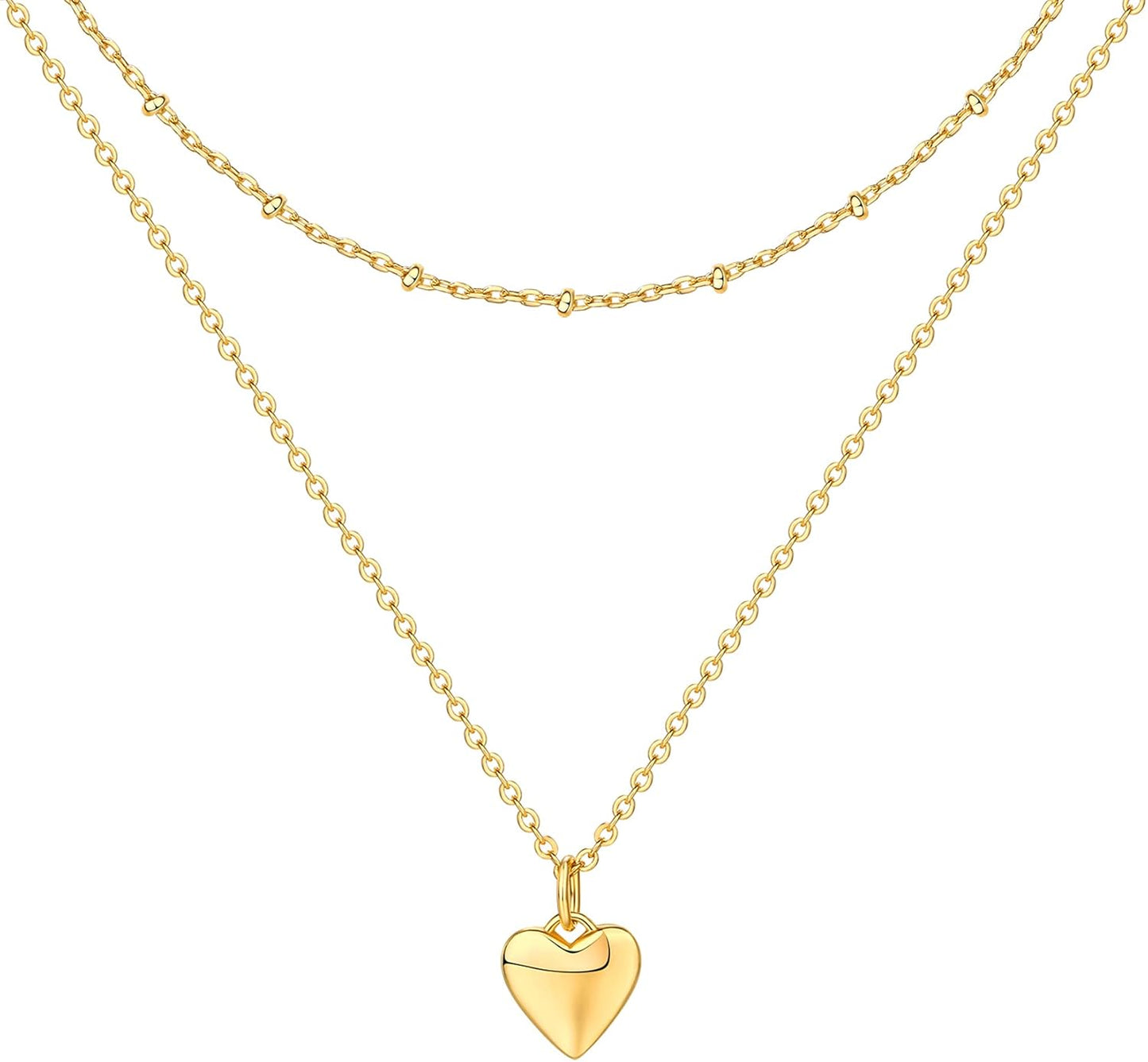 Manufacturer PAVOI 14K Gold Plated Layering Necklaces | Stylish Minimalist Design Pendant Necklaces | Butterfly, Heart, Lock, Evil Eye, Coin, Lightning Bolt, Circle, Cross Pendants for Women Necklace