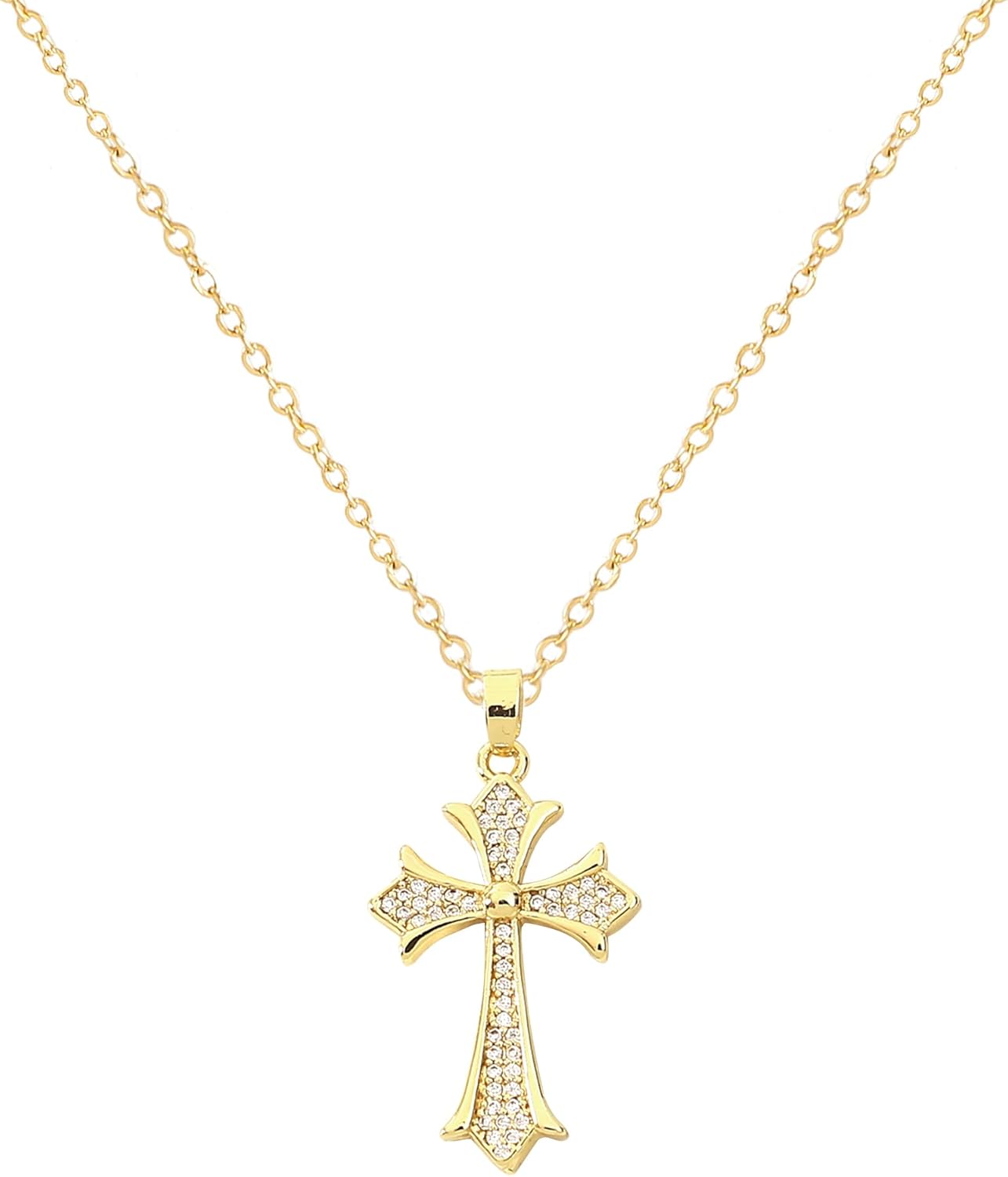 Manufacturer Cross Pendant Necklace for Women Jewelry Gold Cross Necklaces for Women Cross Necklace Minimalist Trendy Jewelry Valentines Day necklace