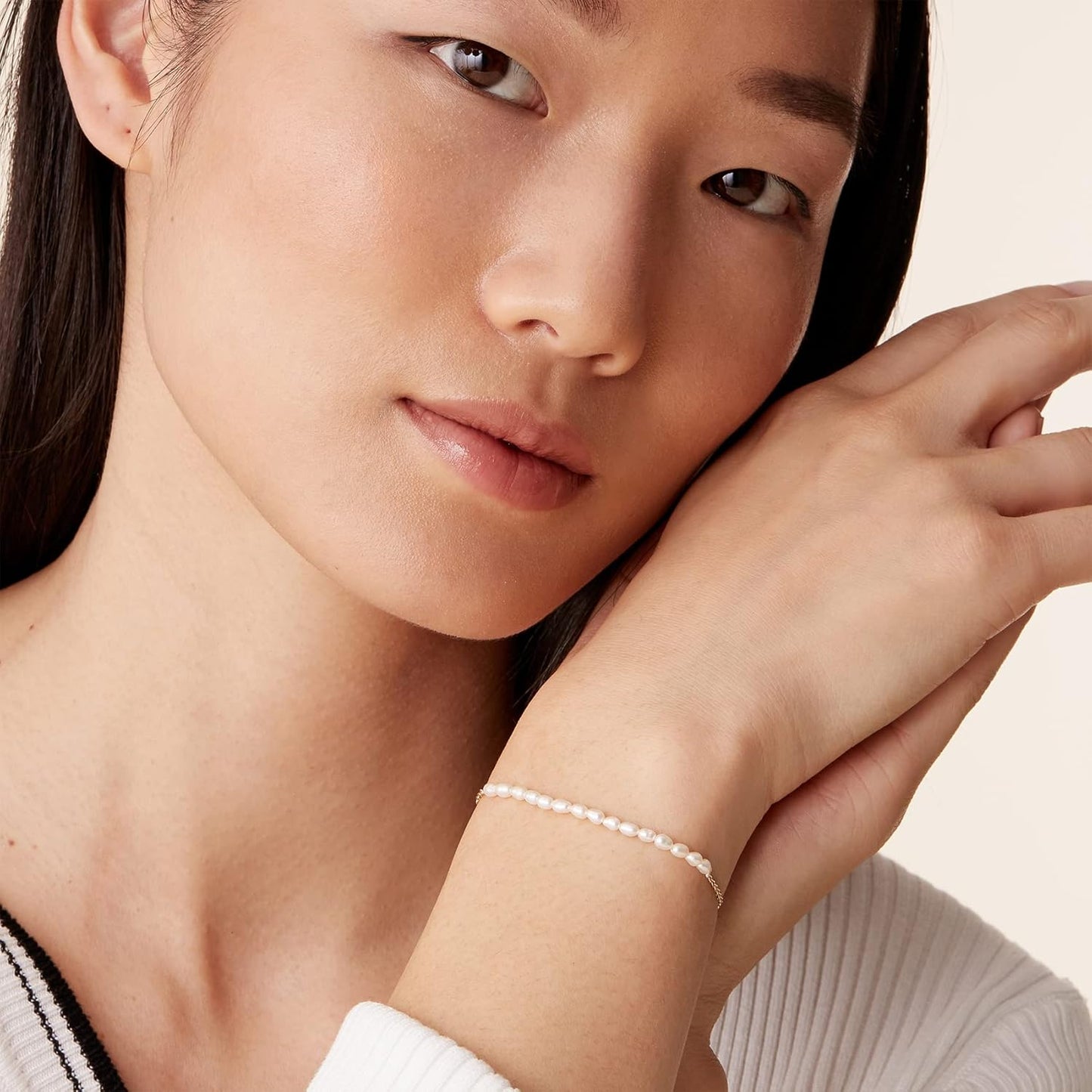 Manufacturer PAVOI 18K Gold Plated Beaded Freshwater Cultured Pearl Bracelet for Women | Dainty Bracelet with Pearl Beads bracelets