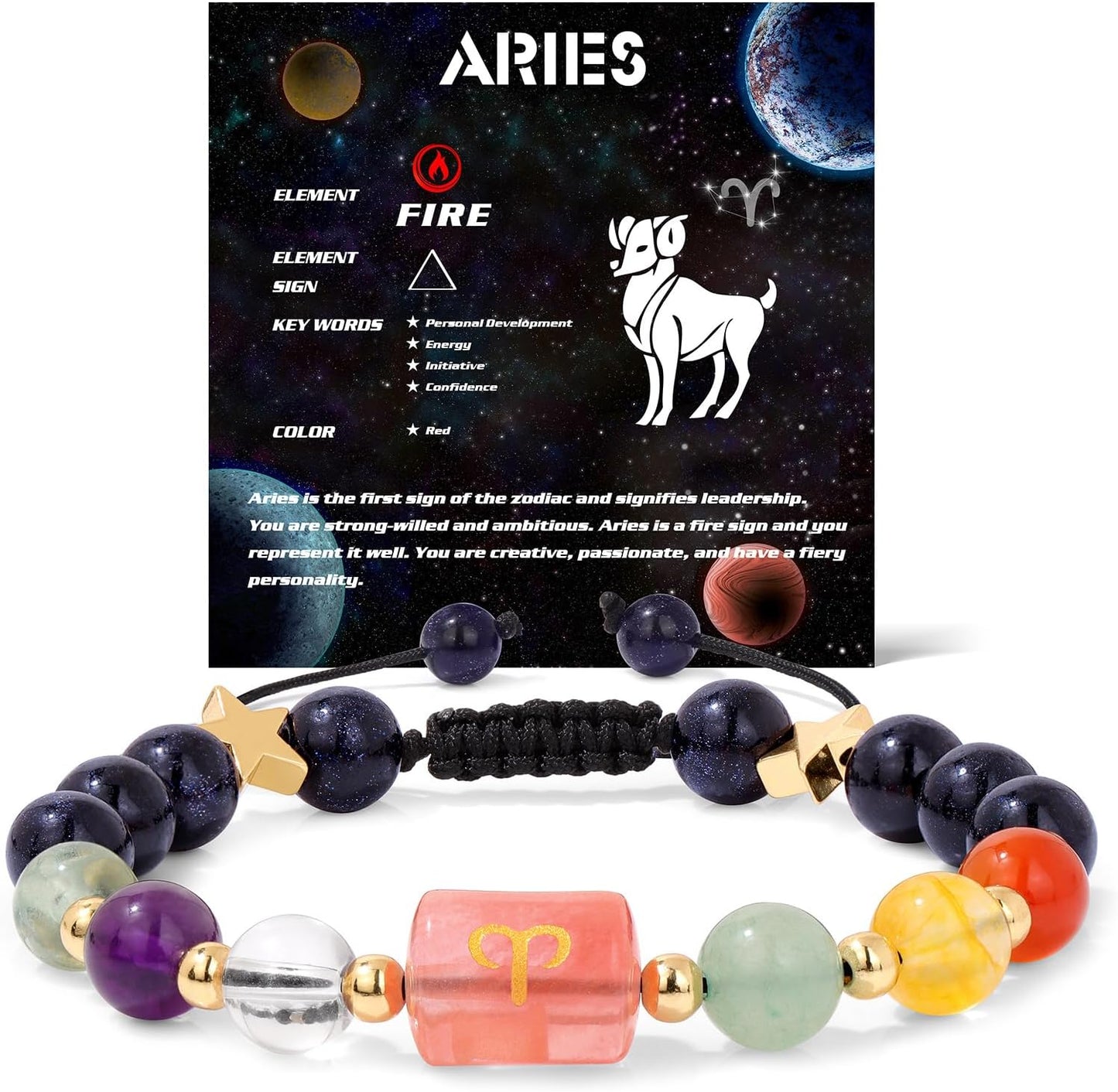 Manufacturer GolbalJew Zodiac Bracelets for Women 12 Constellations Healing Crystal Stone Beads Bracelet Birthday Zodiac Gifts Horoscope Spiritual Bracelet bracelets