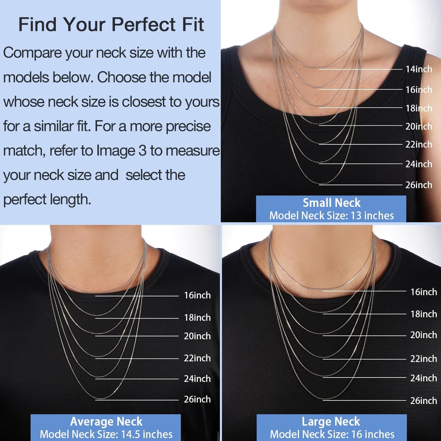 Manufacturer Jewlpire 925 Sterling Silver Chain Necklace Chain for Women 1.1mm Cable Chain Necklace Upgraded Spring-Ring Clasp - Thin & Sturdy - Italian Quality 16/18/20/22/24 Inch Necklace