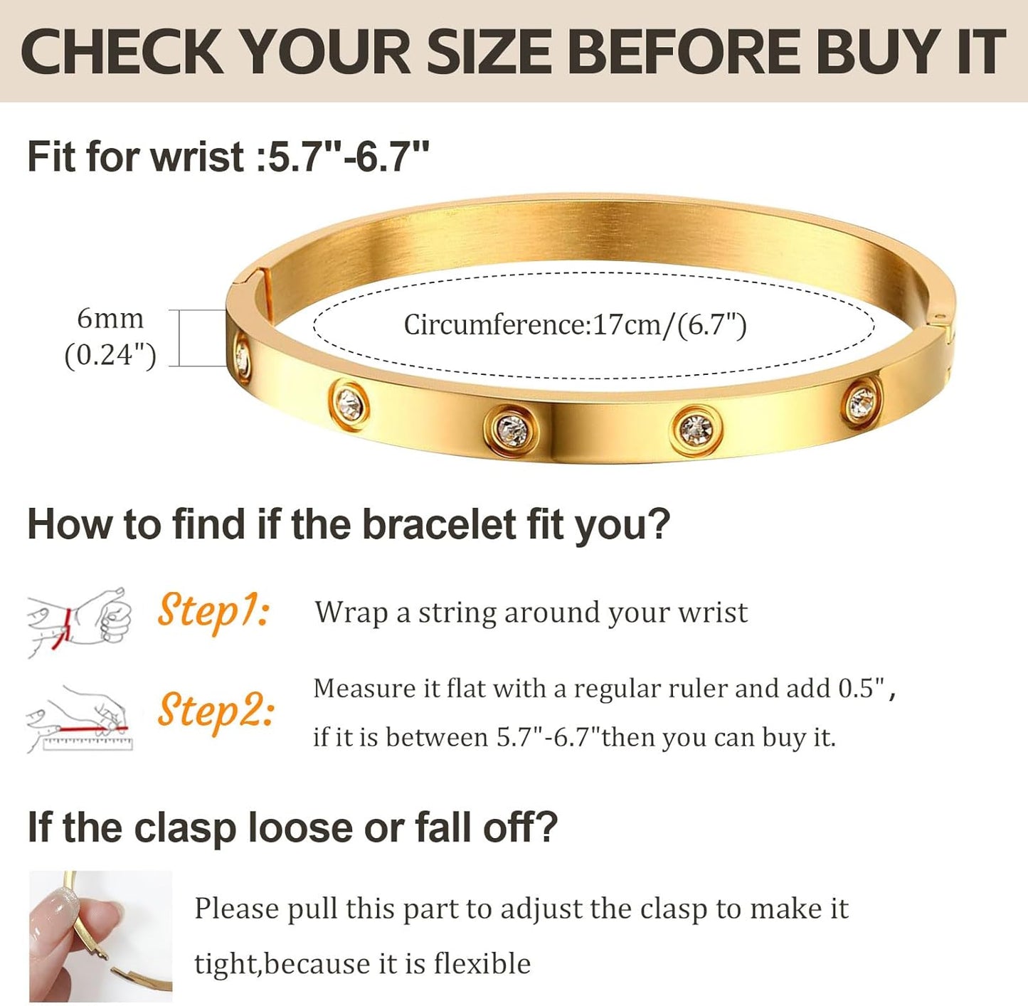 Manufacturer Womens Stackable Floral Gold Bracelets - 3Pcs 18K Gold Plated Bracelet,Stainless Steel Bangle Bracelets Non Tarnish, Gold Bracelet Set Trendy Jewelry,Christmas Valentines Birthday Gifts for Girlfriend bracelets