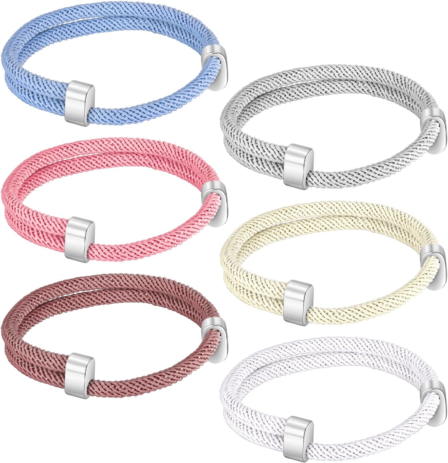 Manufacturer TempBeau Nautical Braided Rope Bracelets Set - 6 Pcs Adjustable Braided Cord Bracelet, Handmade Navy Marine String Bracelet with Metal Knot, Men Women Braided Bracelets Gifts bracelets
