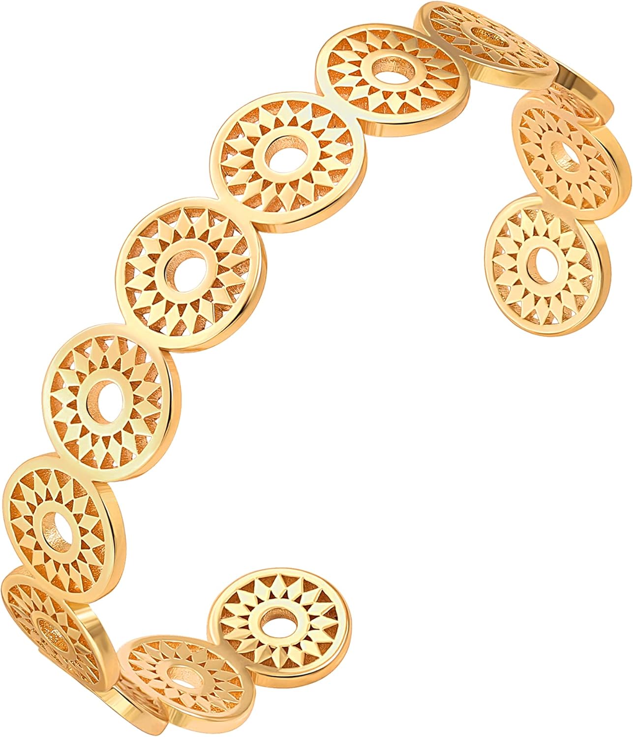 Manufacturer PERNNLA PEARL Dainty Gold Bar Bracelet for Women Simple Delicate Thin Cuff Bangle Hook Bracelet 18K Gold Plated Handmade Minimalist Jewelry bracelets