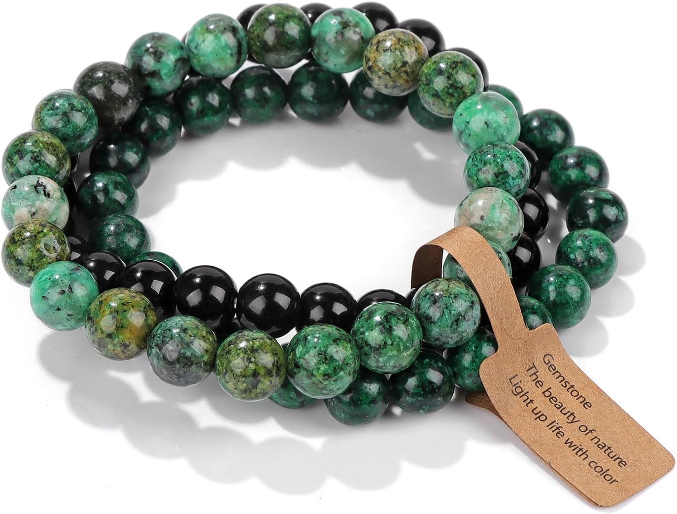Manufacturer 3 PCS Healing Crystal Bracelets for Women 8mm Natural Stone Beaded Stretch Bracelet Amethyst Jewelry Gifts bracelets