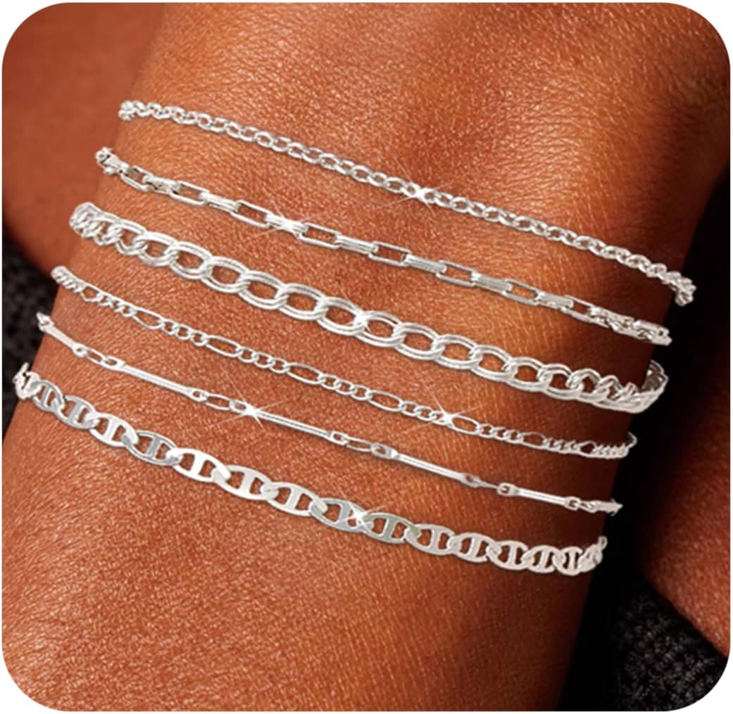 Manufacturer Dainty 14K Gold Bracelets for Women - Waterproof Stackable Gold Bracelet Set - Perfect for Stylish Women bracelets