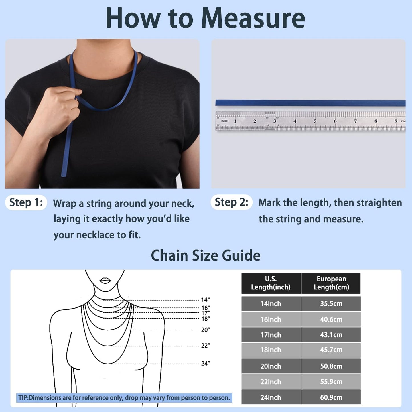 Manufacturer Jewlpire 925 Sterling Silver Chain Necklace Chain for Women 1.1mm Cable Chain Necklace Upgraded Spring-Ring Clasp - Thin & Sturdy - Italian Quality 16/18/20/22/24 Inch Necklace