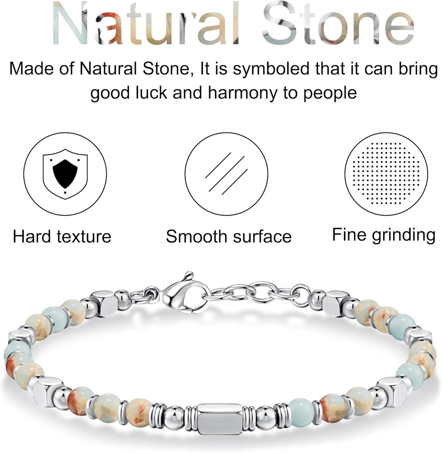 Manufacturer Beaded Bracelets for Women - Silver and Gold Boho Bracelets, Trendy Jewelry Gifts for Lover, Mom, Friends bracelets