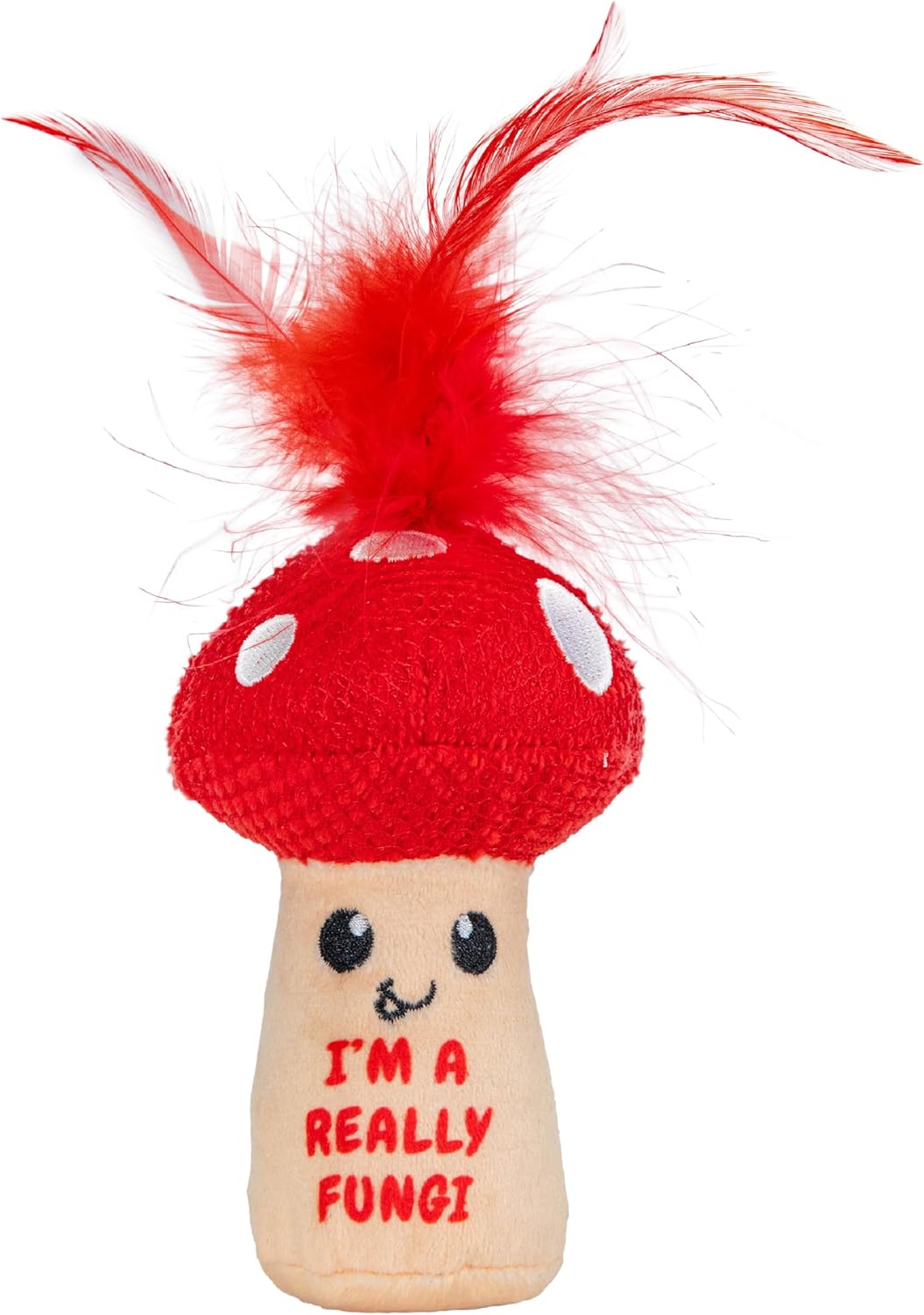 Manufacturer Catstages Loaf Kicker Toy with Catnip and Dental Mesh, Bread Shape, Plush and Ribbon Cat Toy for Kicking, Tossing, and Teeth Cleaning, Tan Cat toy