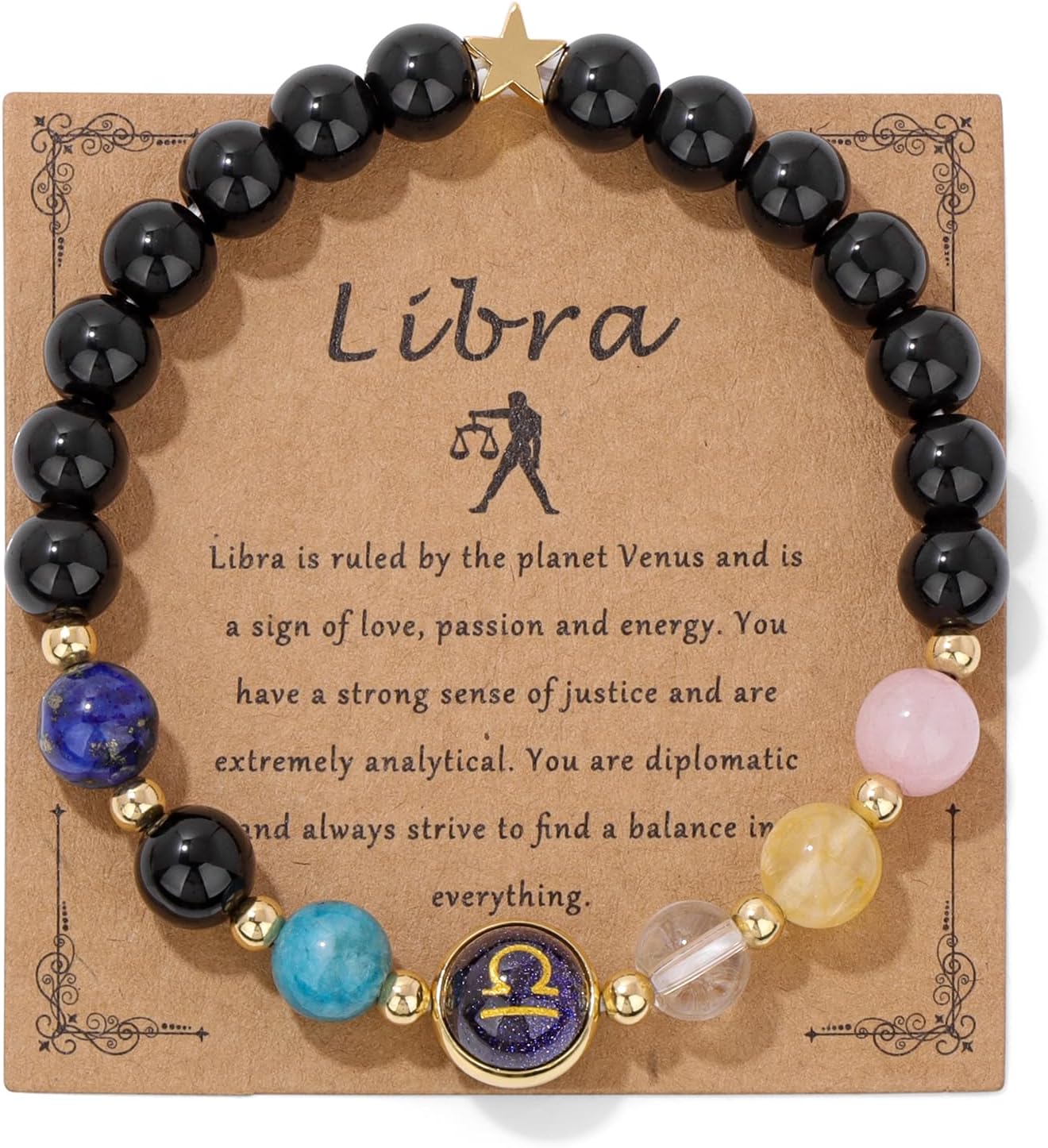 Manufacturer GolbalJew Zodiac Bracelets for Women 12 Constellations Healing Crystal Stone Beads Bracelet Birthday Zodiac Gifts Horoscope Spiritual Bracelet bracelets