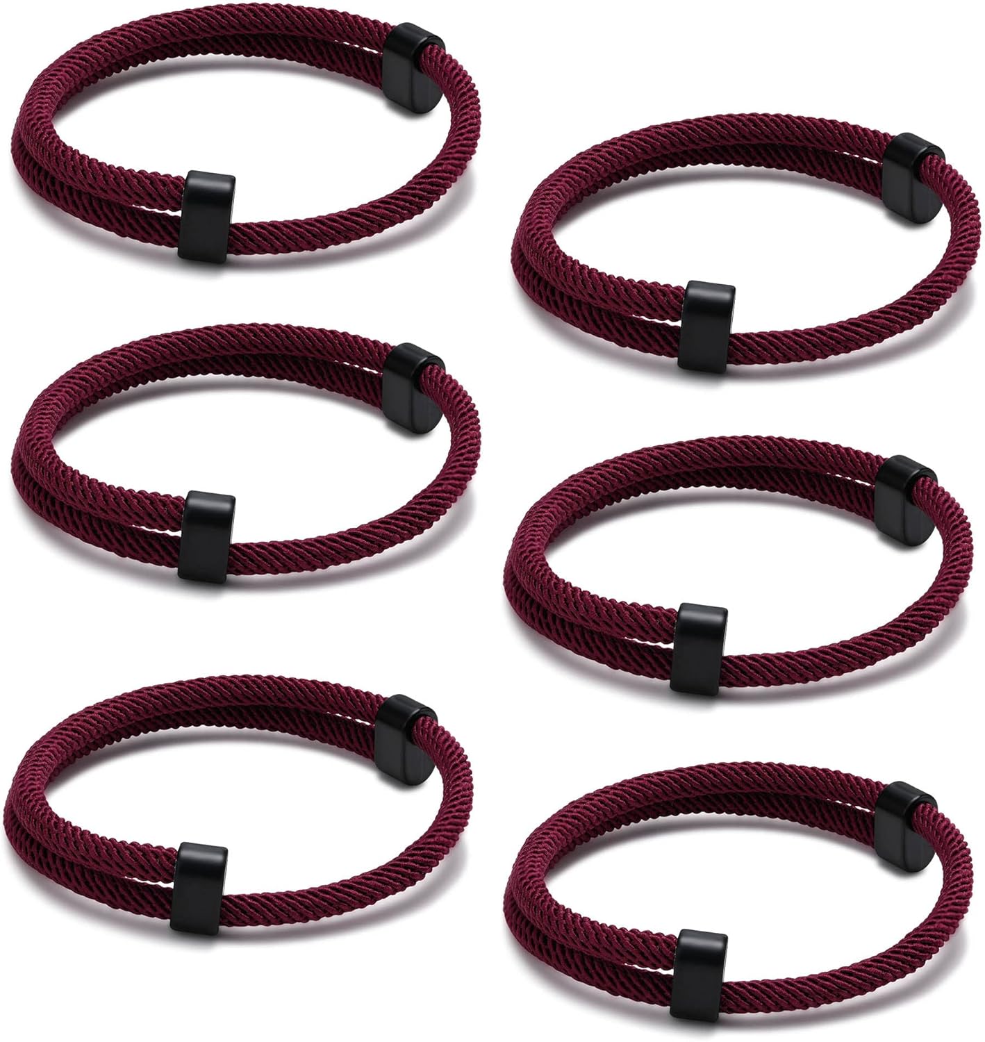 Manufacturer TempBeau Nautical Braided Rope Bracelets Set - 6 Pcs Adjustable Braided Cord Bracelet, Handmade Navy Marine String Bracelet with Metal Knot, Men Women Braided Bracelets Gifts bracelets