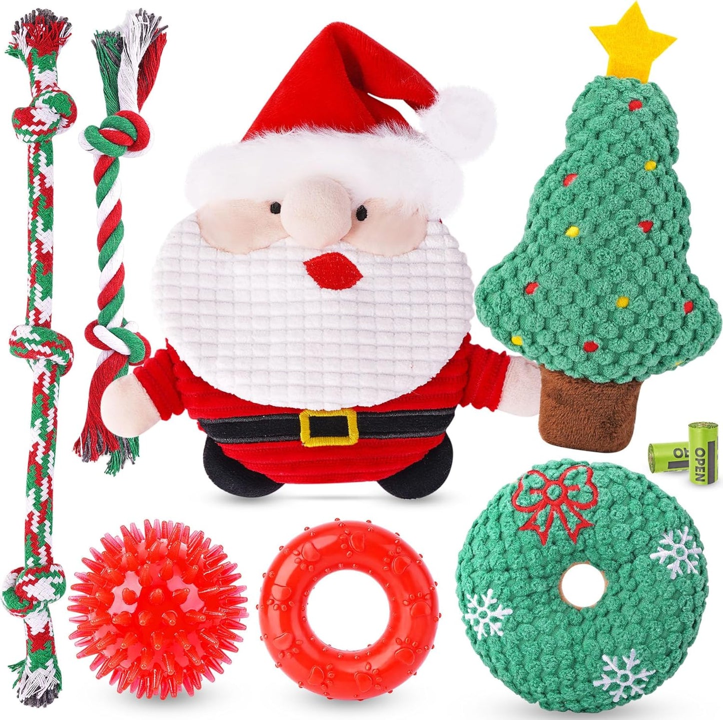 Manufacturer KIPRITII 25 Pack Various Puppy Dog Toys for Teething, Entertainment & Interaction, Puppy Chew Toys Pack with Rope Toy, Treat Balls and Dog Squeaky Toys for Puppies & Small Dogs Dog toy