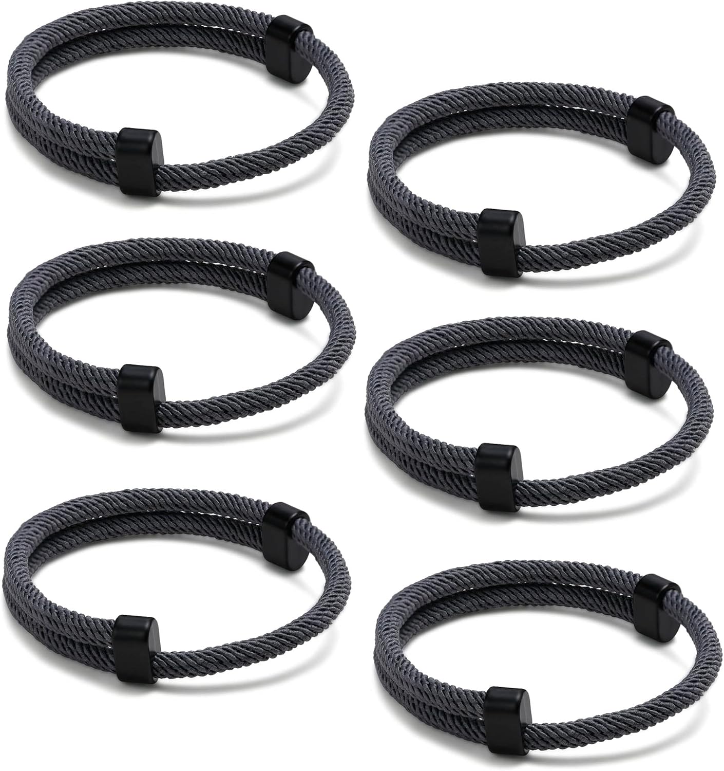Manufacturer TempBeau Nautical Braided Rope Bracelets Set - 6 Pcs Adjustable Braided Cord Bracelet, Handmade Navy Marine String Bracelet with Metal Knot, Men Women Braided Bracelets Gifts bracelets