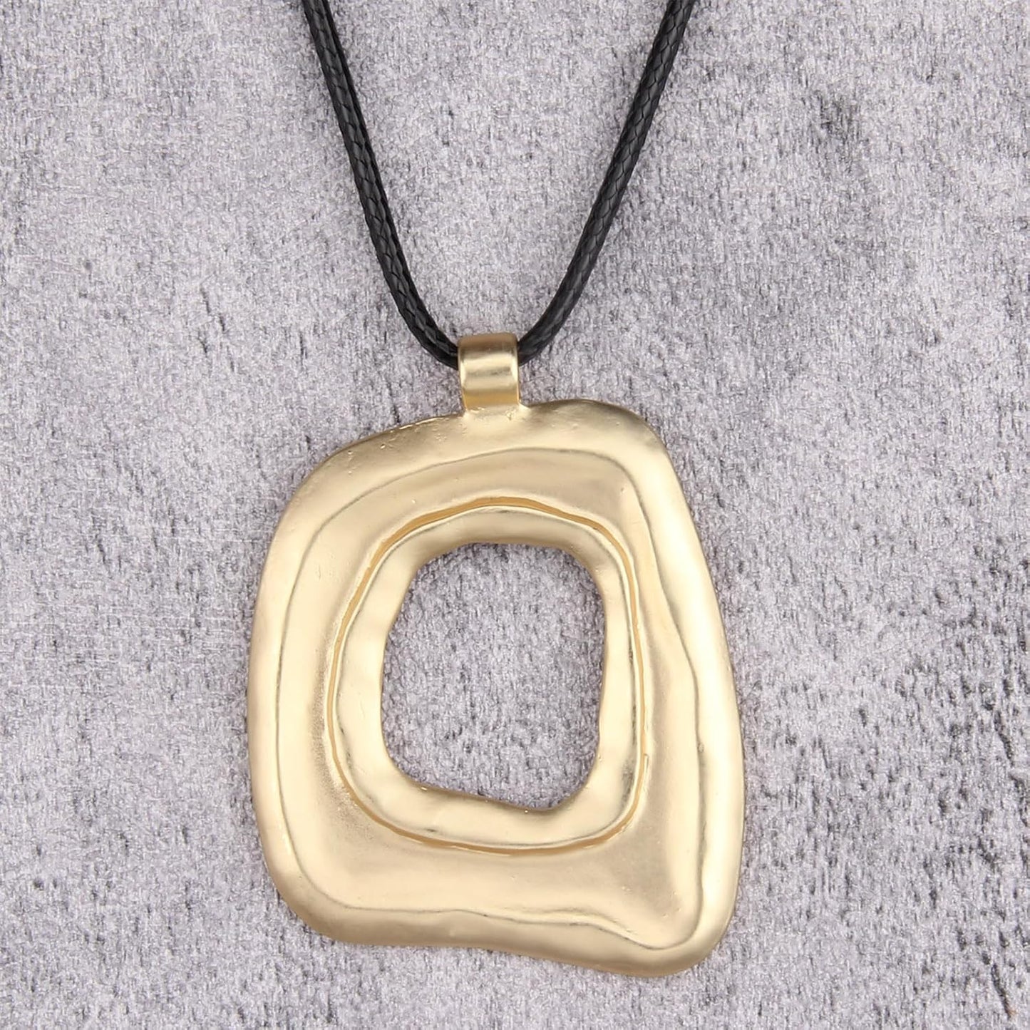 Manufacturer Boho Necklaces for Women Chunky Circle Necklace Layered Boho Circle Leather Choker Necklace Long Vintage Necklaces Bohemian Jewlery Gifts necklace