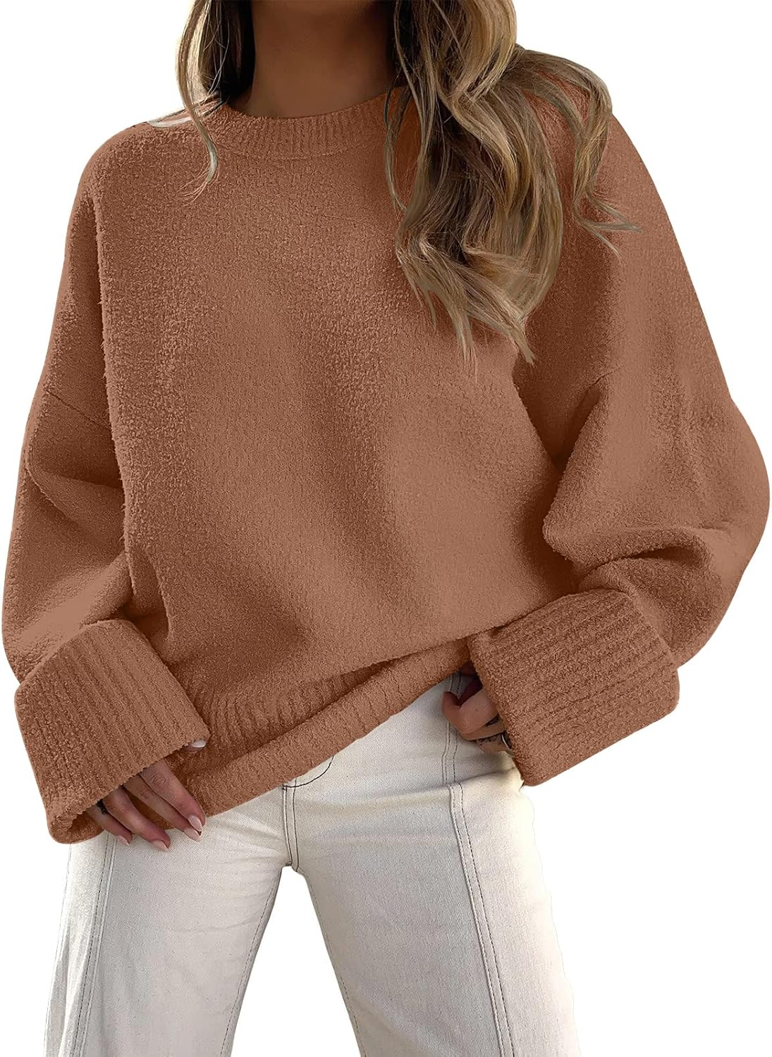 Manufacturer LILLUSORY Women's Oversized Sweaters Fuzzy Chunky Warm Pullover Sweater sweaters