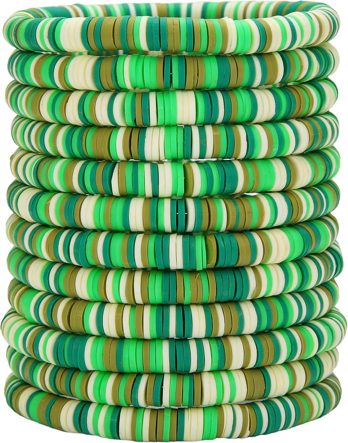 Manufacturer 12pcs Friendship Bracelets Beaded Bracelets Heishi Bracelet Cute Bracelets Stack Vinyl Clay Disc Bead Surfer Stretch Summer Beach Bracelets For Women Preppy Bracelets bracelets