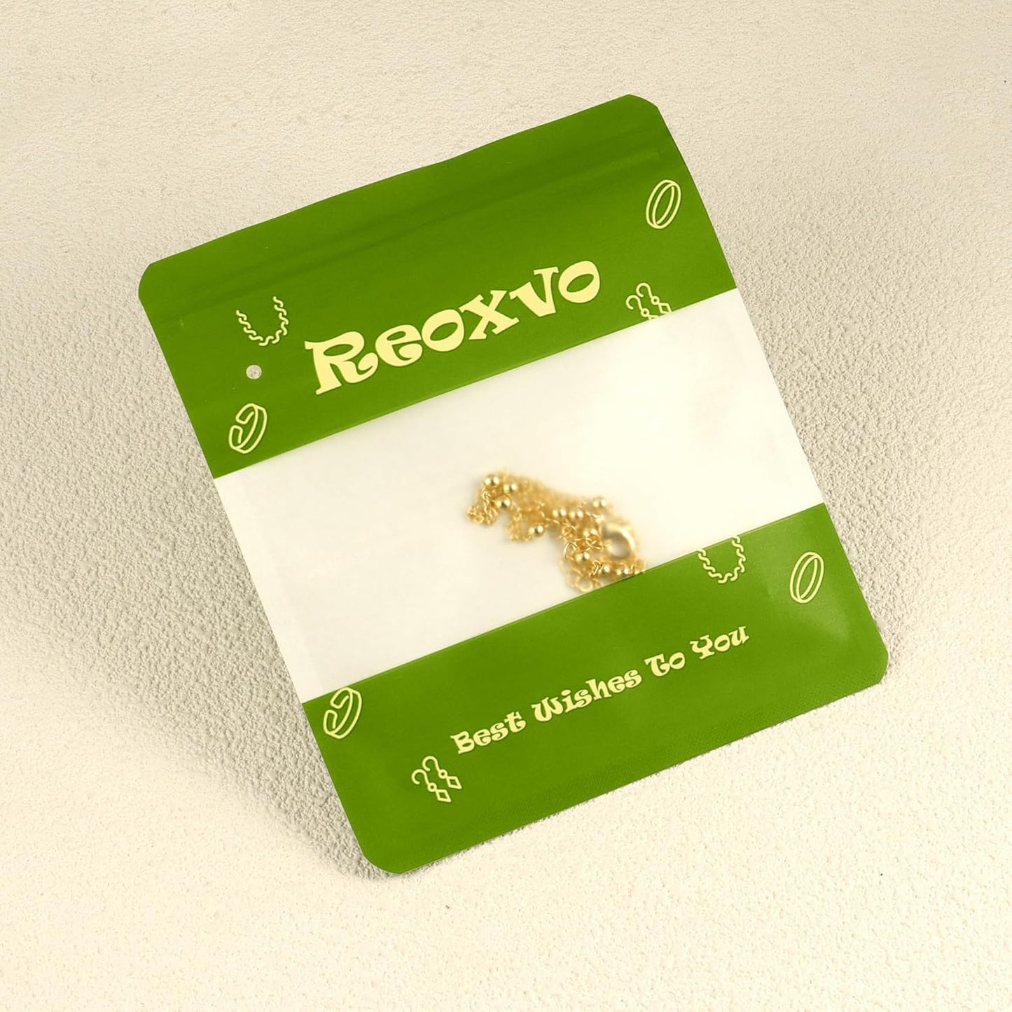 Manufacturer Reoxvo Dainty Bracelets for Women Trendy, Sterling Silver Plated Brass Link Chain Charm Bracelet Set for Women Stack 14K Gold Plated Brass Link Bracelets Jewelry Gift for Women rings