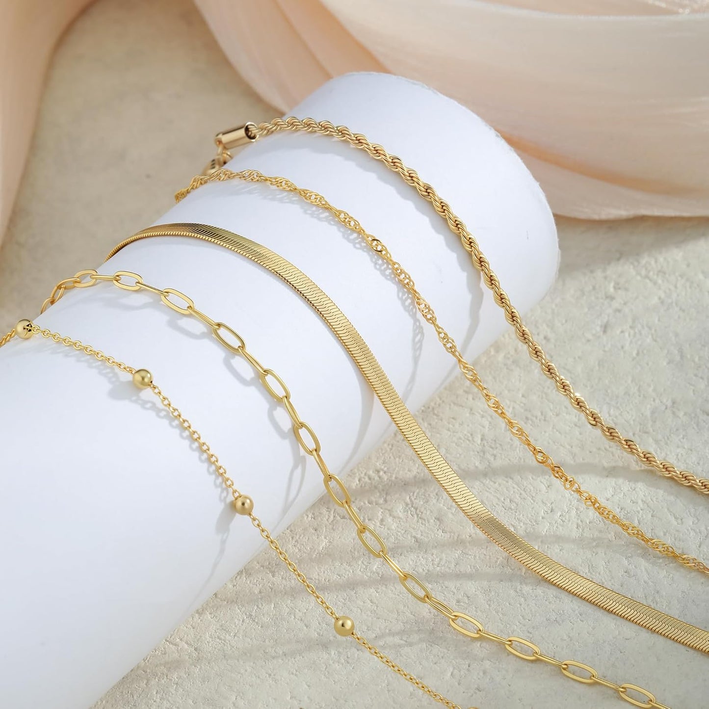 Manufacturer BERISO Gold Bracelets for Women, Elegant Adjustable 14K Gold Plated Bracelet for Women, Trendy Minimalist Dainty Gold Bracelet for Everyday Wear bracelets