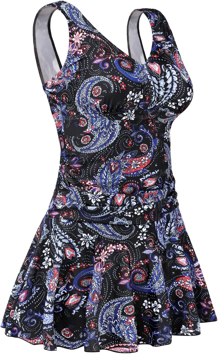 Manufacturer MiYang Women's Plus-Size Flower Printing Shaping Body One Piece Swim Dresses Swimsuit Swimsuit
