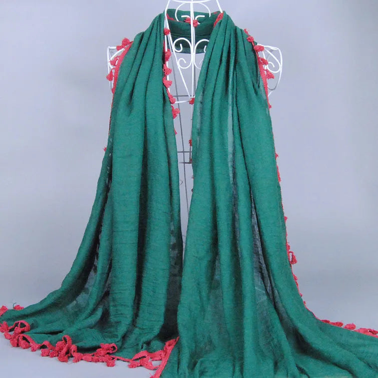 colourful fashion ladies wrap 9 color Large size high quality classical scarves/scarf shawls muslim hijab Solid