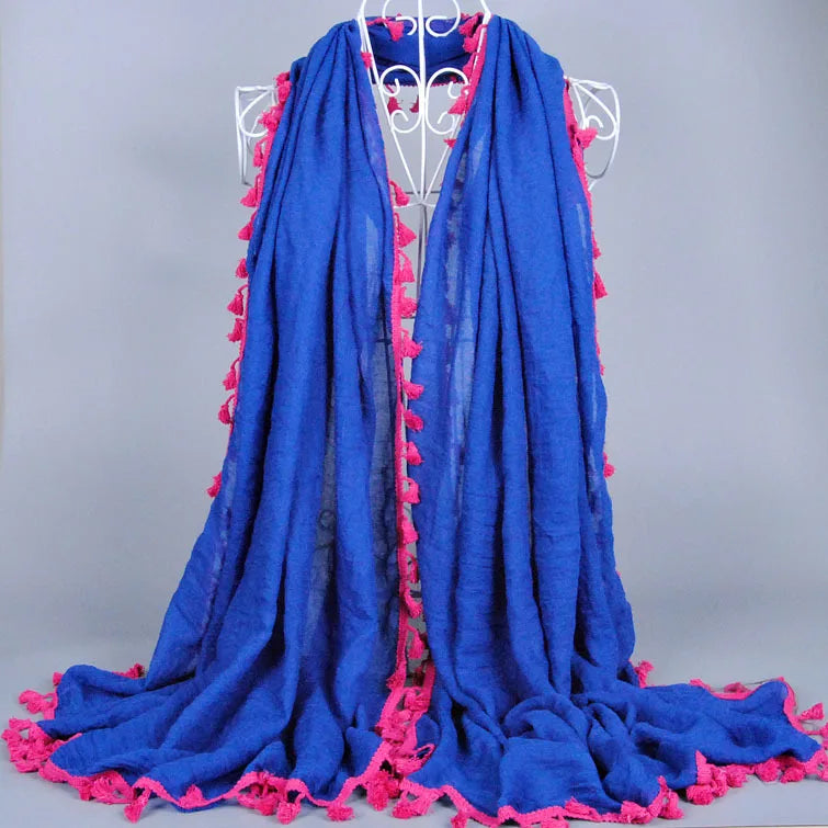colourful fashion ladies wrap 9 color Large size high quality classical scarves/scarf shawls muslim hijab Solid
