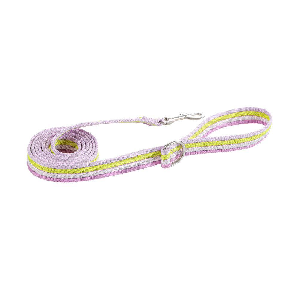 New pet leash, rainbow color dog walking leash, light and breathable, convenient chest strap, spot dog chest back dog toy