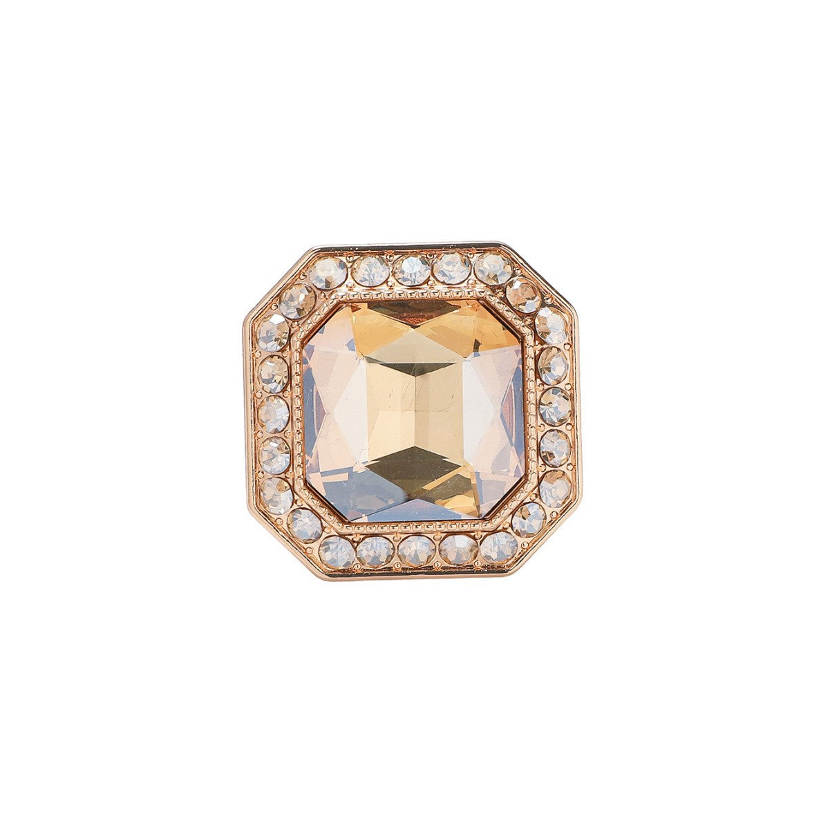 Spot ring Hollow niche rings Thick rectangular Korean light luxury high sense exaggerated high versatility