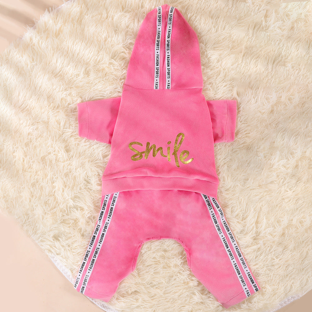 Amazon spring and summer dog four-legged clothes than bear teddy small dog dog clothes sports style pet clothes spot dog toy
