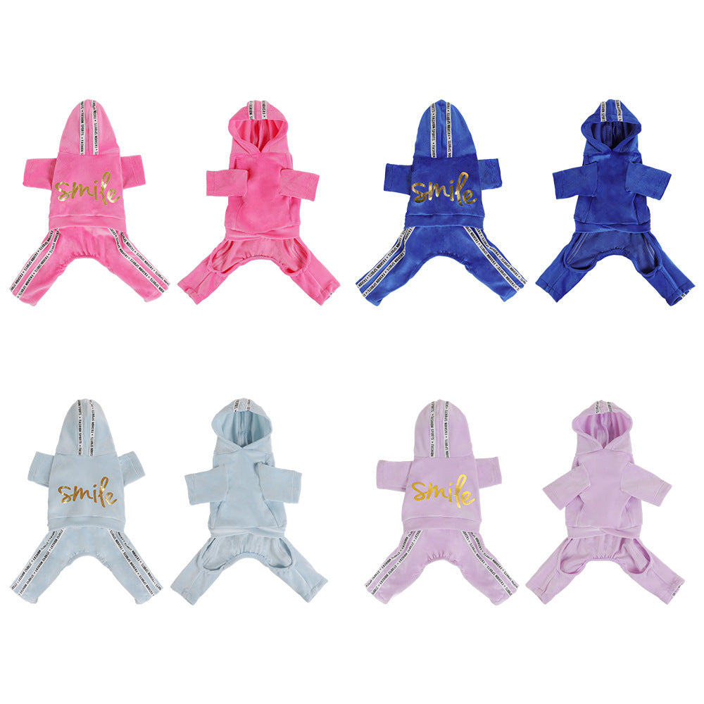 Amazon spring and summer dog four-legged clothes than bear teddy small dog dog clothes sports style pet clothes spot dog toy
