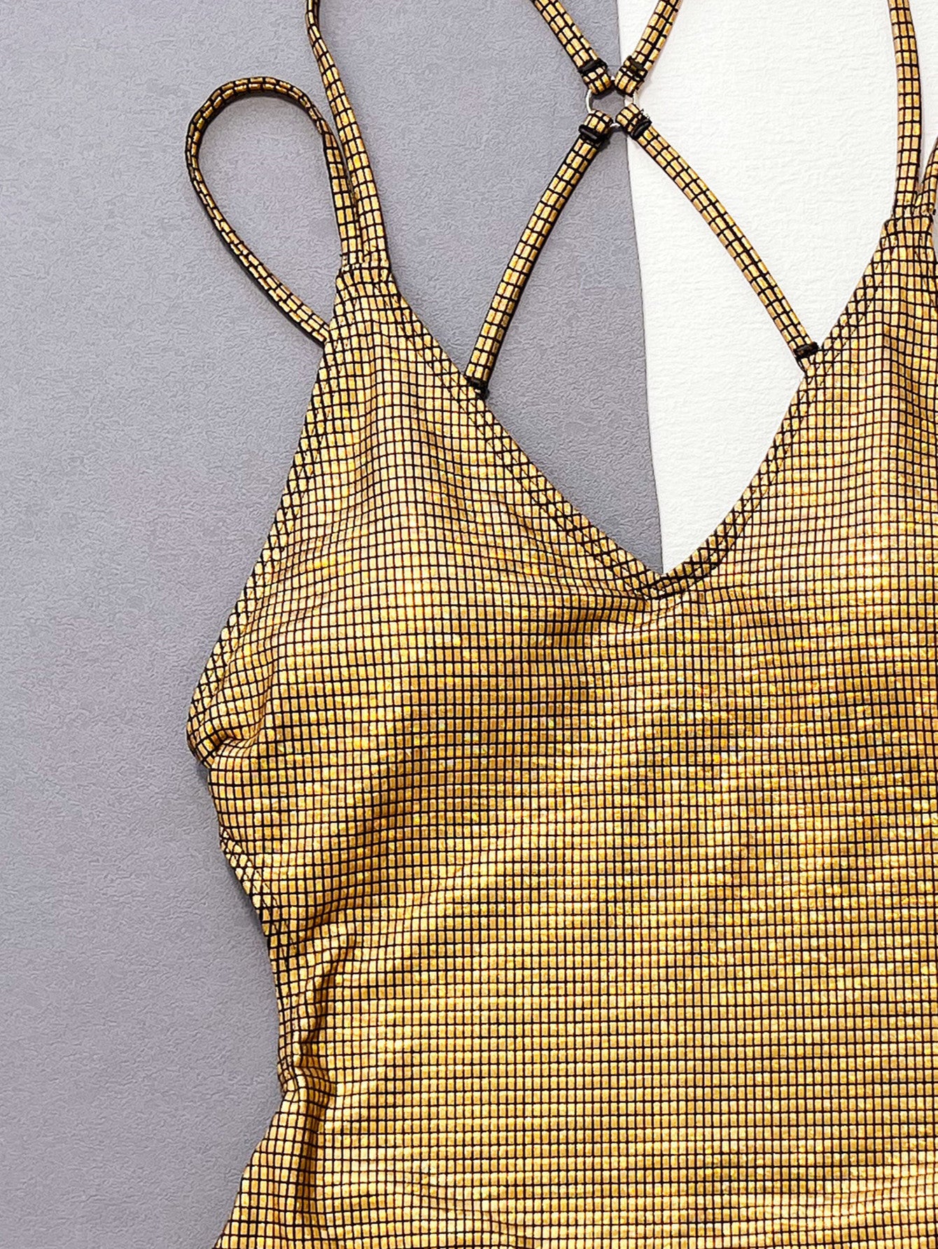 One-piece swimsuit European and American sexy swimsuit cross-border bikini