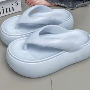 Shirley Mei flip-flops thick-soled slippers spring and summer new cool slippers outer wear high-end flip-flops cross-border explosion