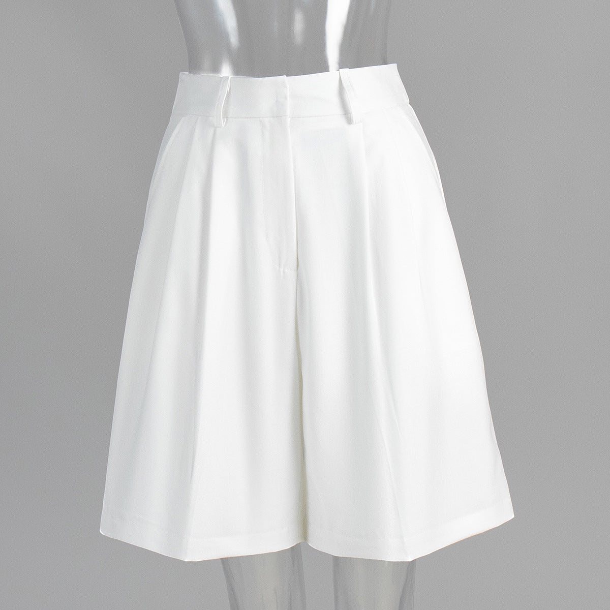 Straight-leg pants summer European and American style shorts temperament casual versatile loose and thin five-point suit shorts
